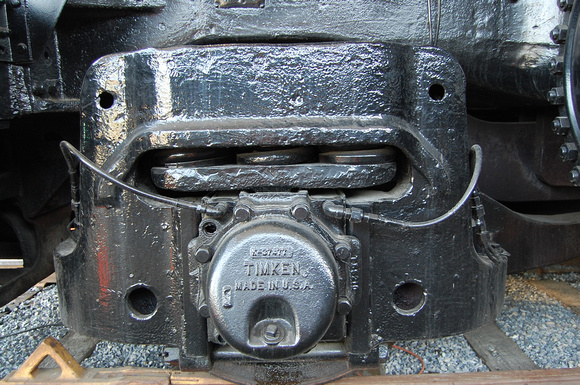 Detail of the leading truck