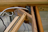 Atypical wall-side drawer slide termination detail