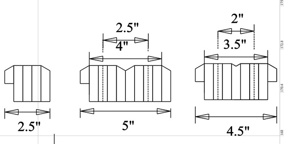 Homasote Spline Section Drawing